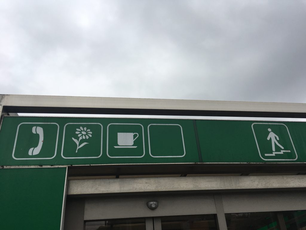 ピクトグラミング リトアニアの駅で見かけたお花のピクトグラム Pictogramming